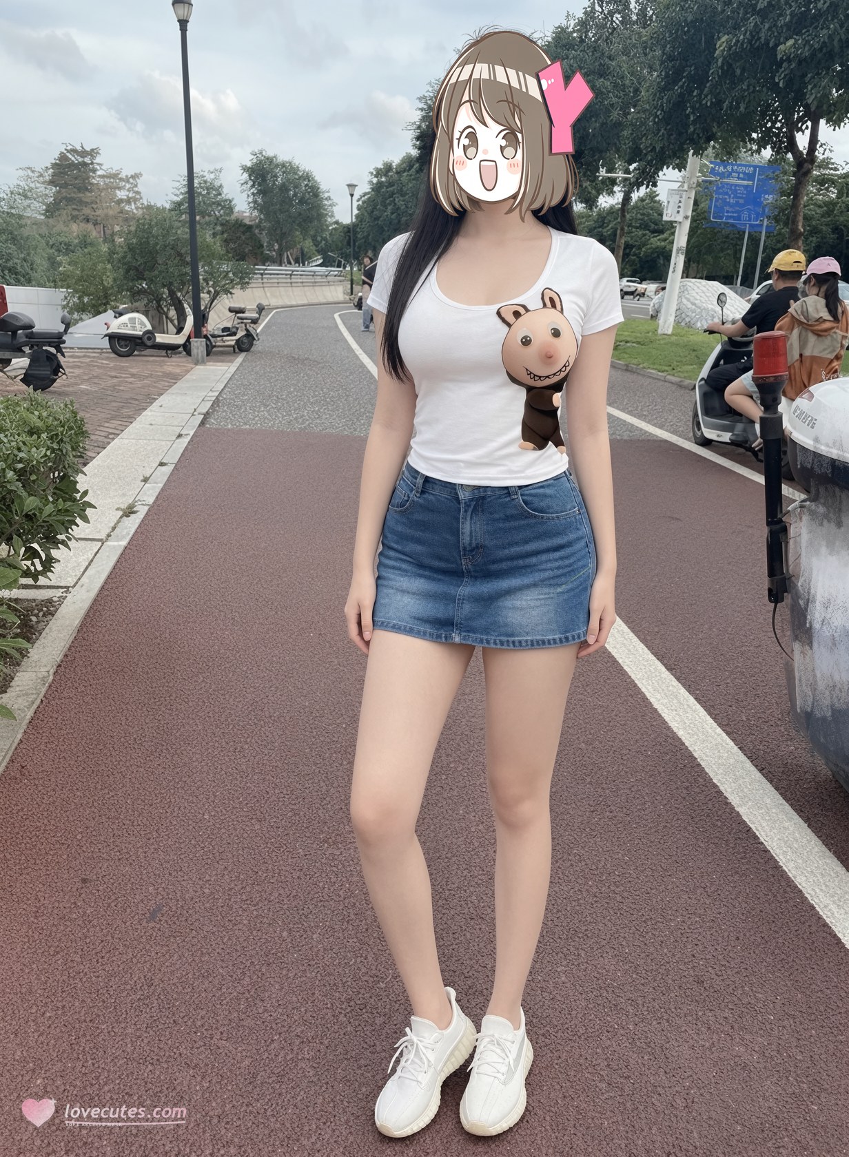 [Photo] Nancyyzp - 야외 노출 롱레그 화보 35P6V