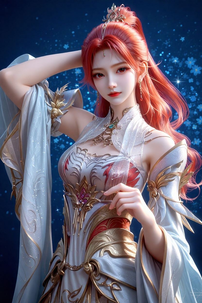 AI Porn - Apotheosis Huo Yuner 고풍 캐릭터 갤러리 긴 머리 AI 이미지 갤러리 110P