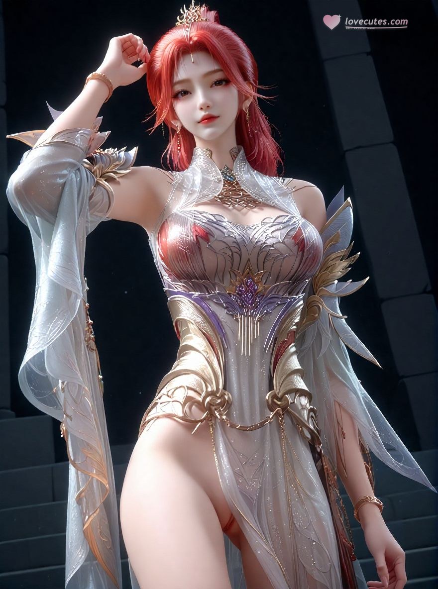 AI Porn - Apotheosis Huo Yuner fantasy hanfu character gallery long hair AI Adult Gallery 110P