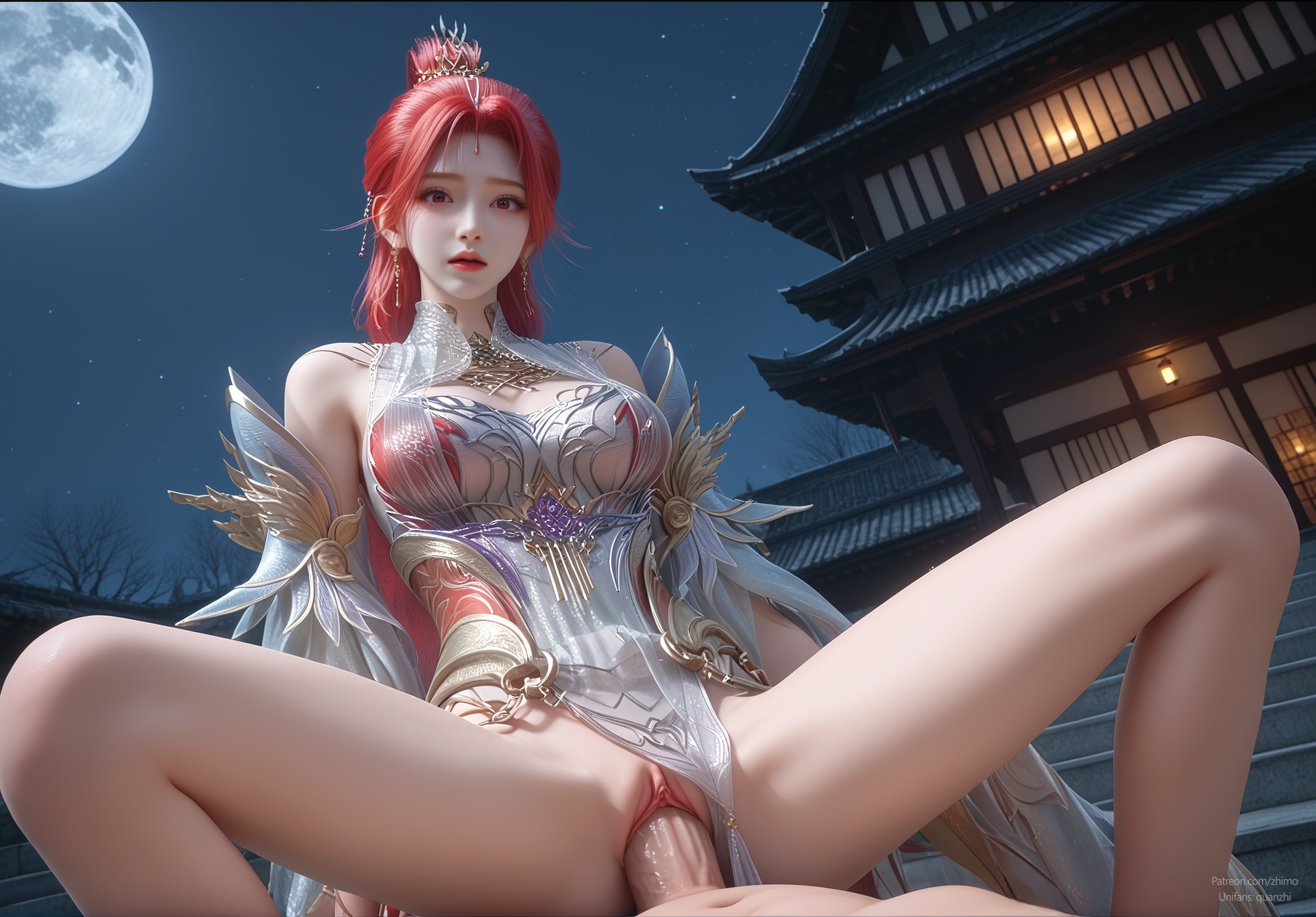 AI Porn - Apotheosis Huo Yuner cổ phong bộ ảnh nhân vật tóc dài bộ sưu tập AI 110P