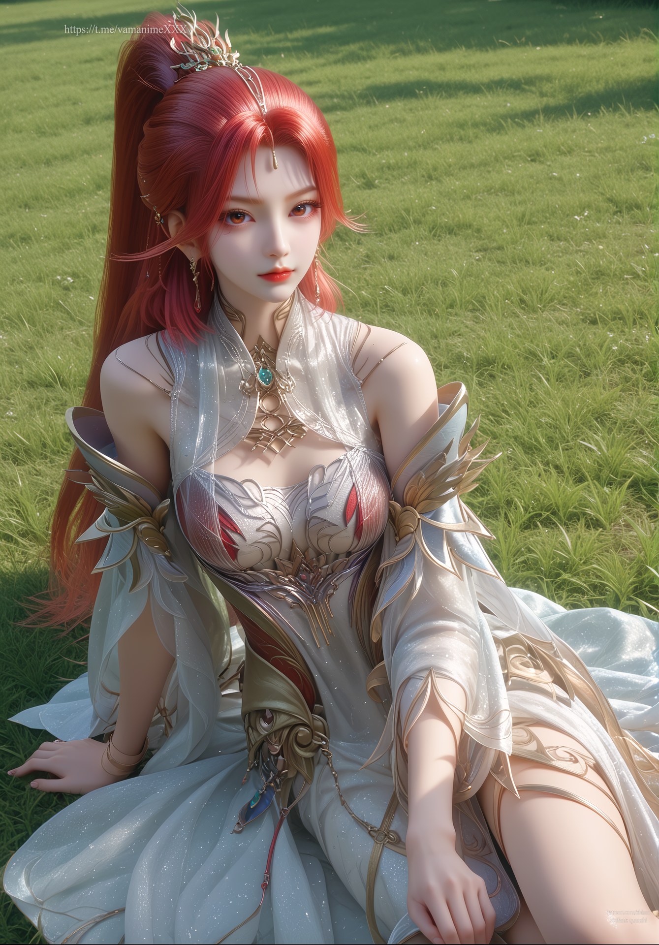 AI Porn - Apotheosis Huo Yuner fantasy hanfu character gallery long hair AI Adult Gallery 110P