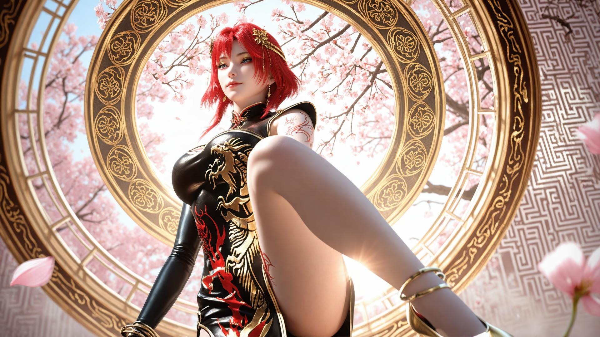 AI Porn - Apotheosis Zhu Wan fantasy hanfu character gallery long hair AI Adult Gallery 89P