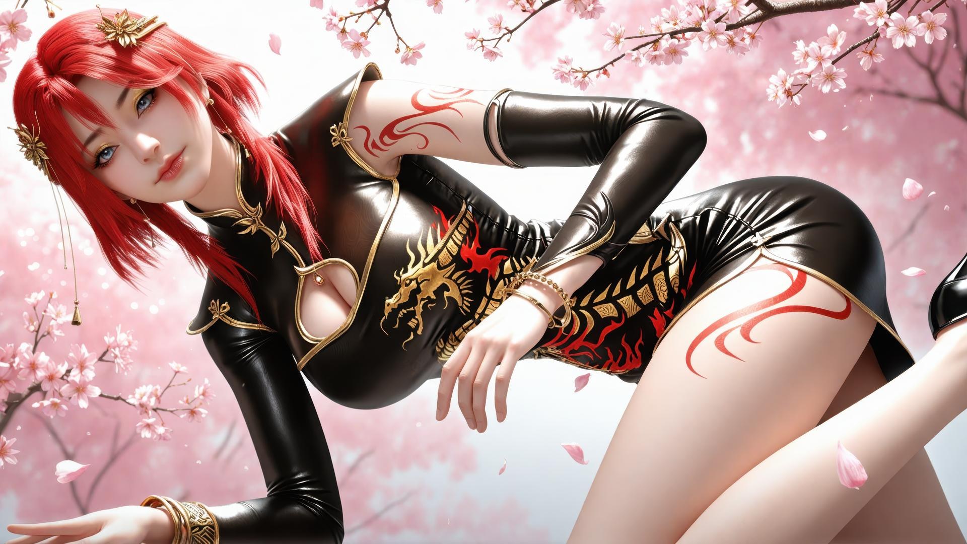 AI Porn - Apotheosis Zhu Wan 고풍 캐릭터 갤러리 긴 머리 AI 이미지 갤러리 89P