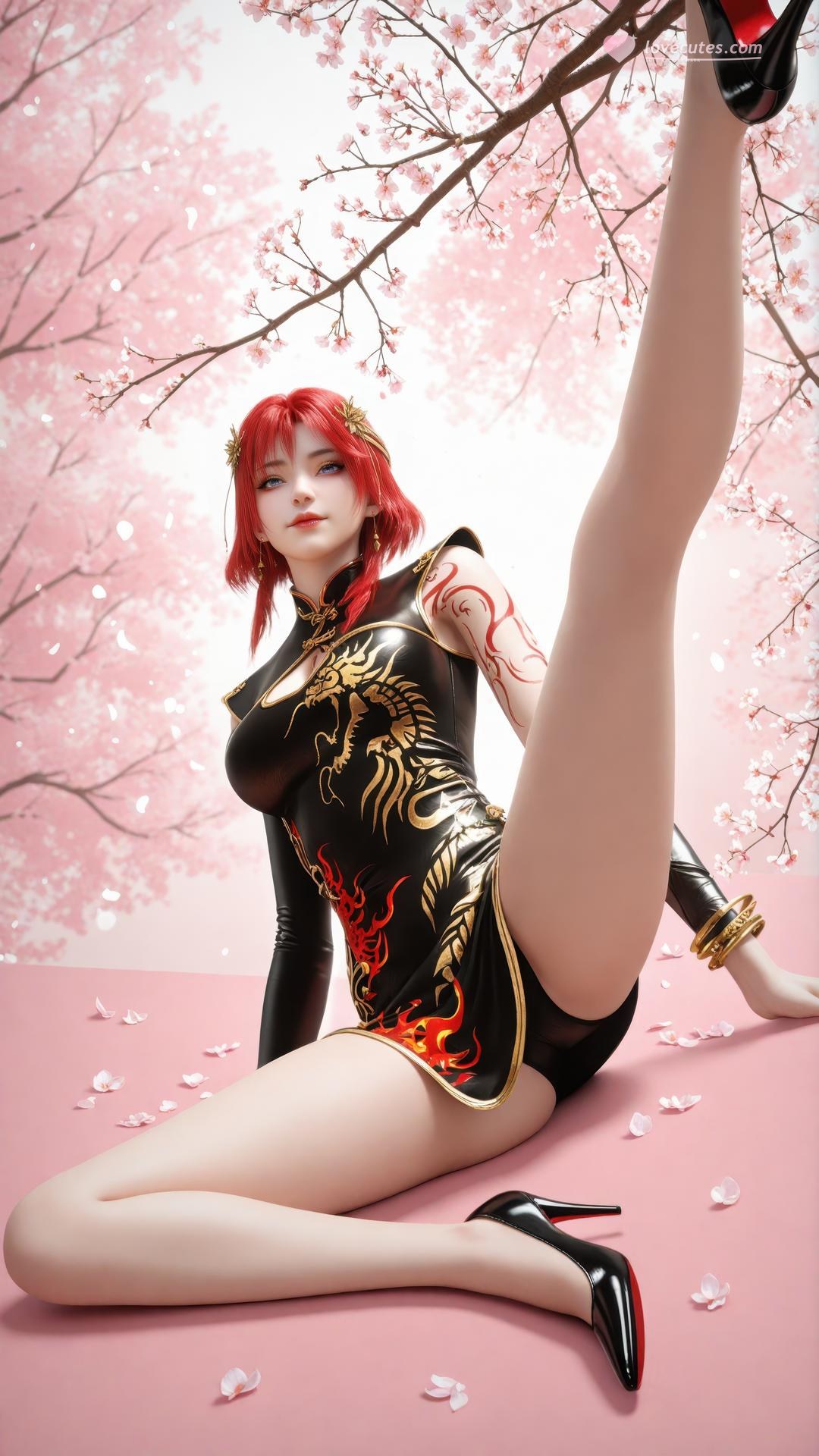 AI Porn - Apotheosis Zhu Wan 고풍 캐릭터 갤러리 긴 머리 AI 이미지 갤러리 89P
