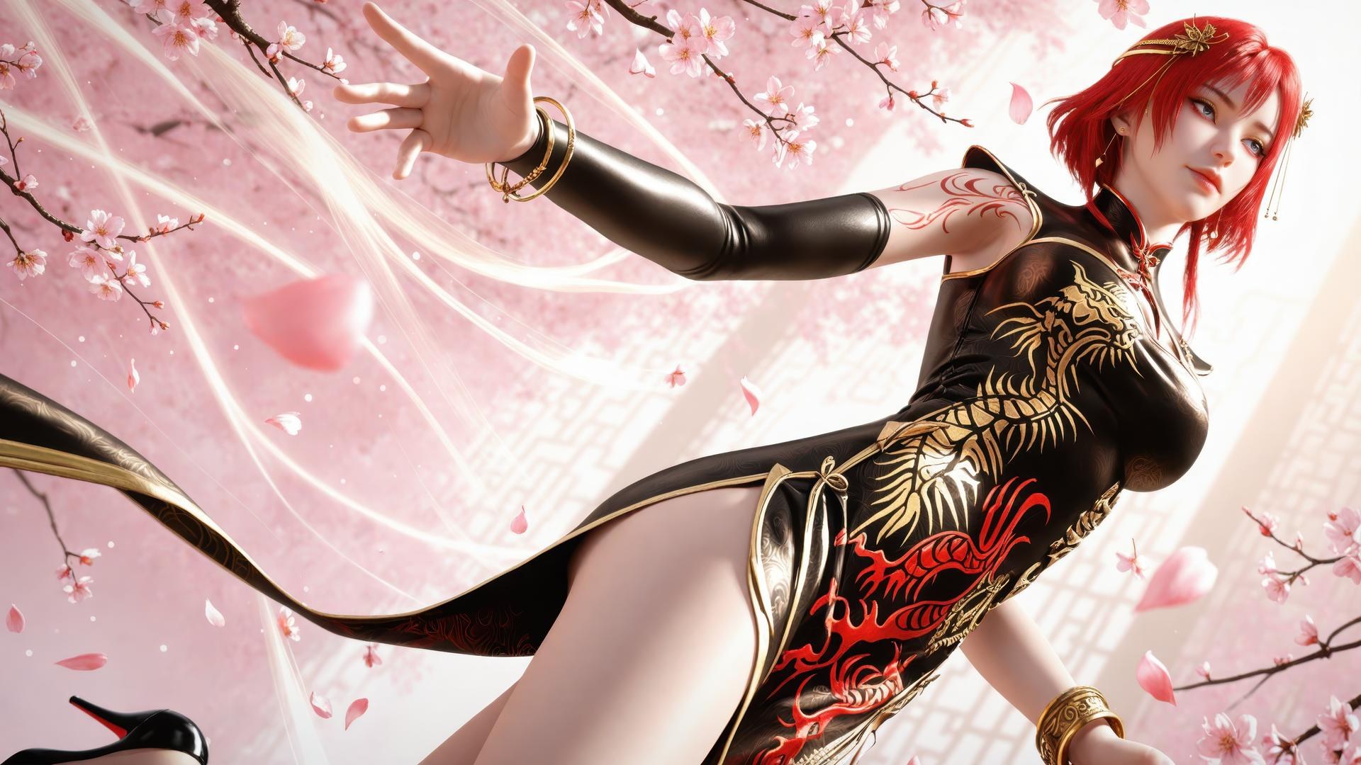 AI Porn - Apotheosis Zhu Wan 고풍 캐릭터 갤러리 긴 머리 AI 이미지 갤러리 89P