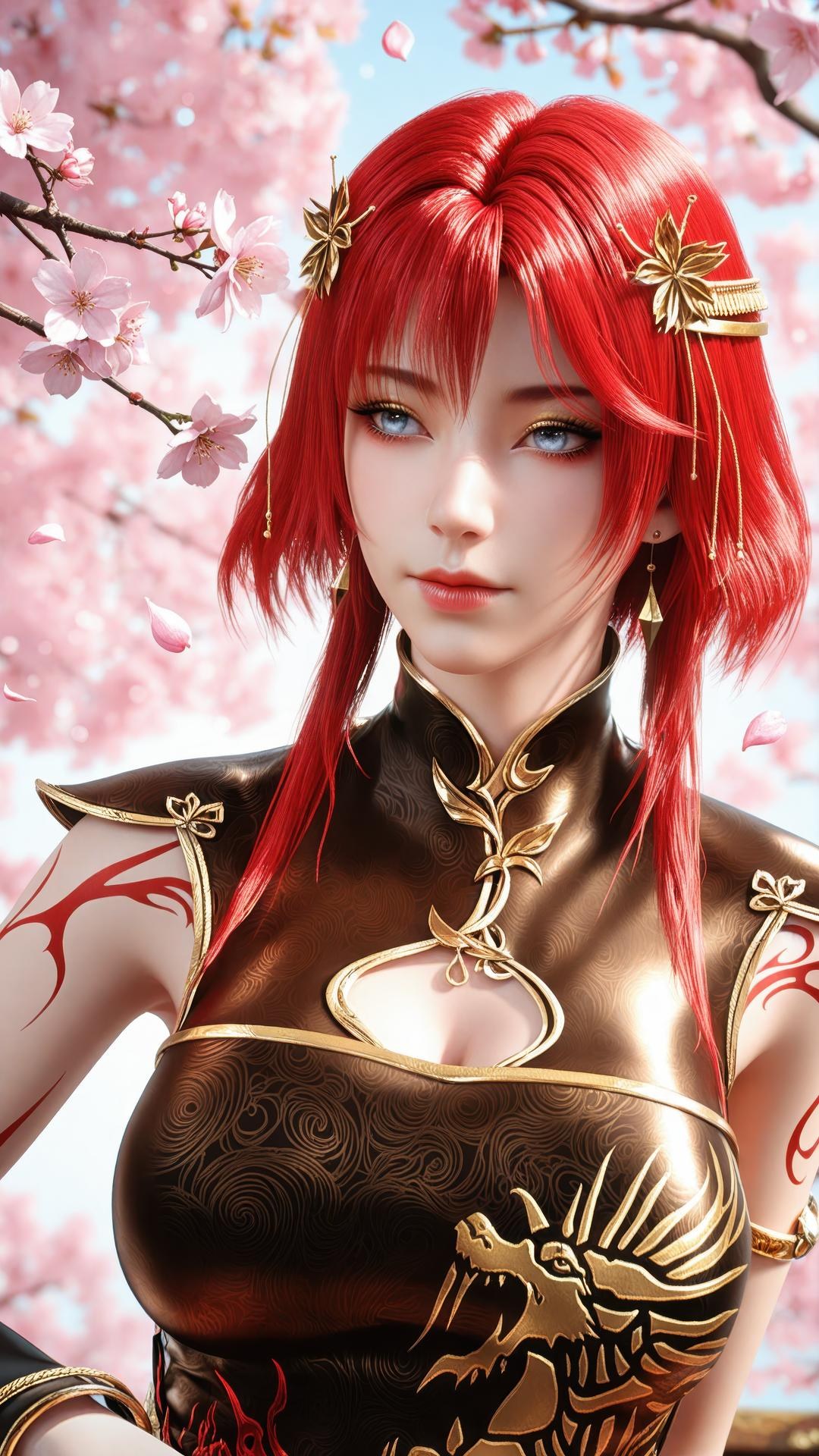 AI Porn - Apotheosis Zhu Wan fantasy hanfu character gallery long hair AI Adult Gallery 89P