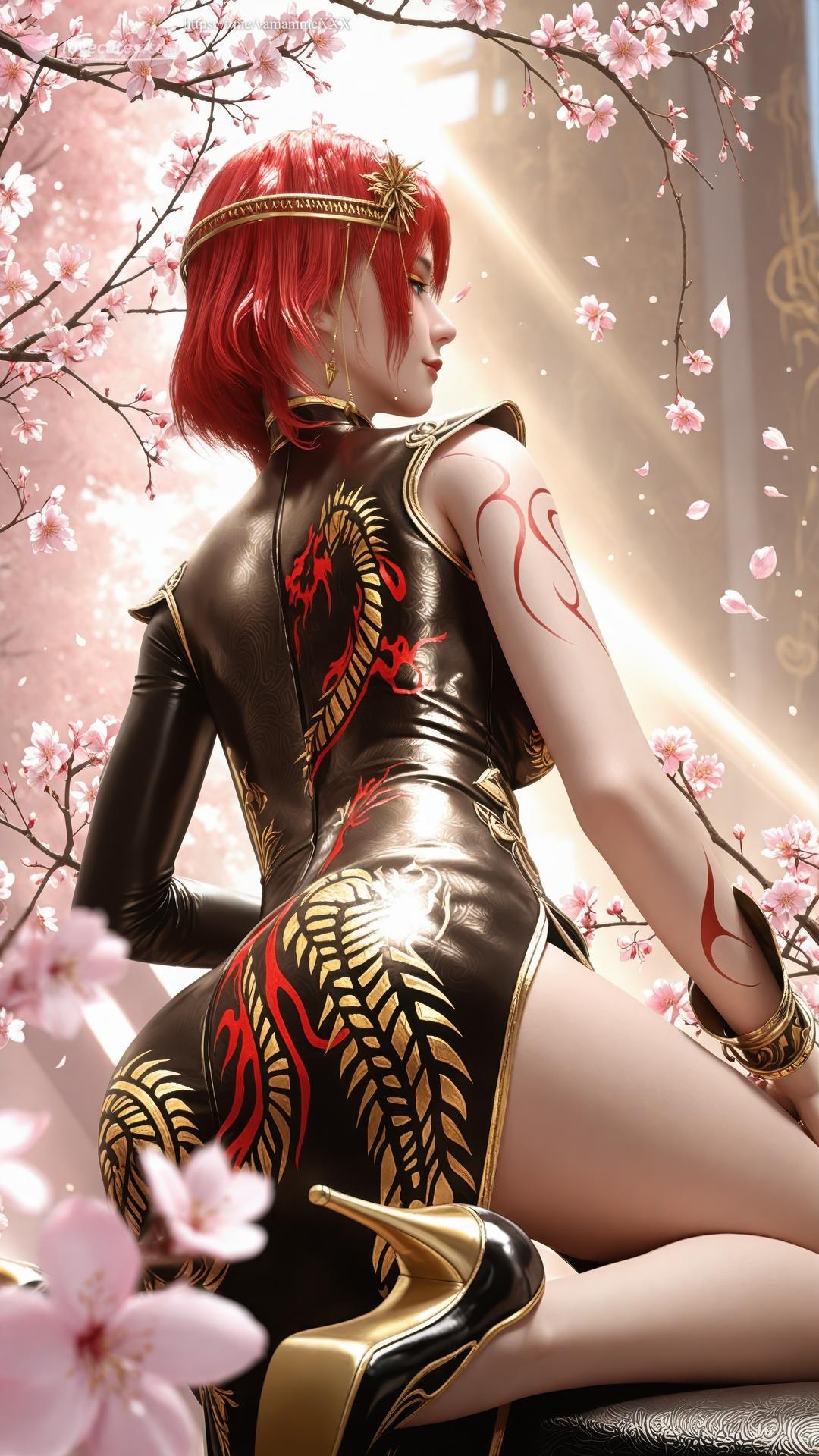 AI Porn - 百炼成神 朱绾 古風 キャラクター画像集 ロングヘア AI画像ギャラリー 89P