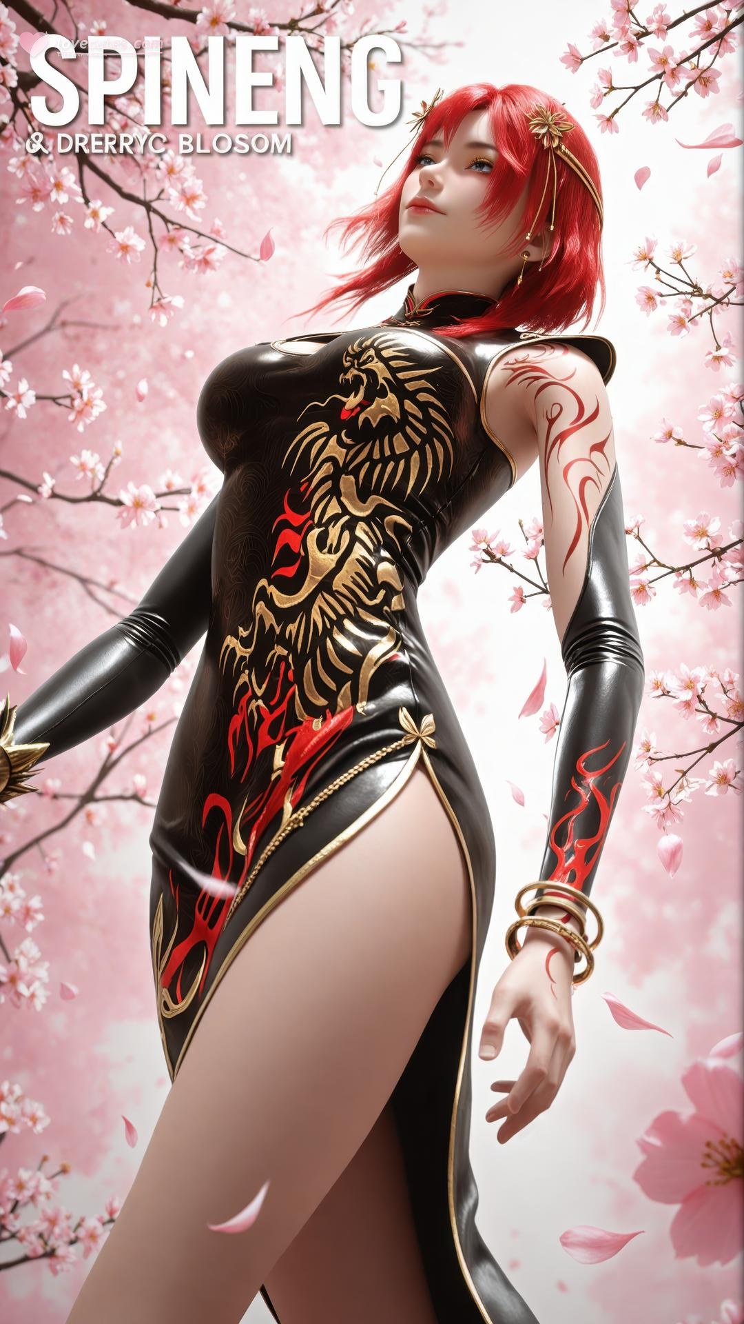 AI Porn - 百炼成神 朱绾：古风角色寫真長髮AI成人向圖集 89P