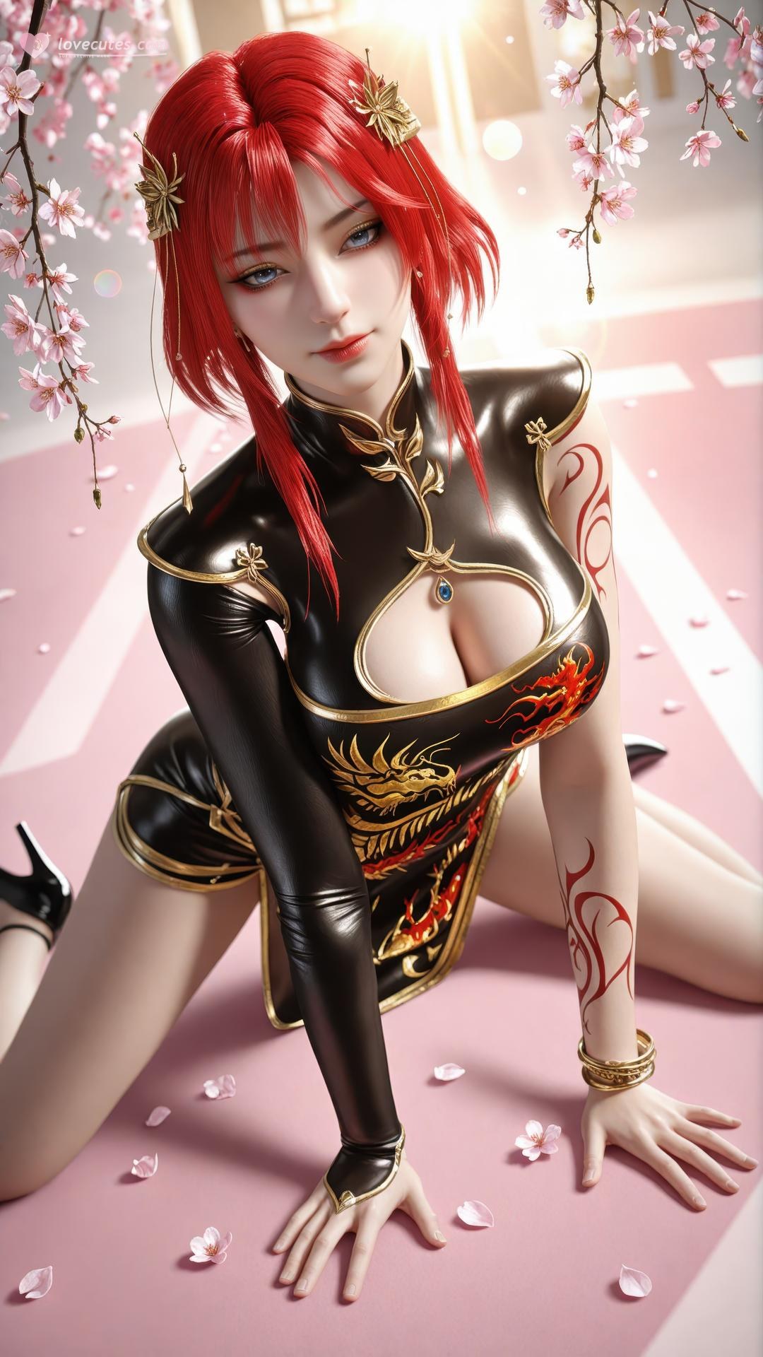 AI Porn - Apotheosis Zhu Wan cổ phong bộ ảnh nhân vật tóc dài bộ sưu tập AI 89P