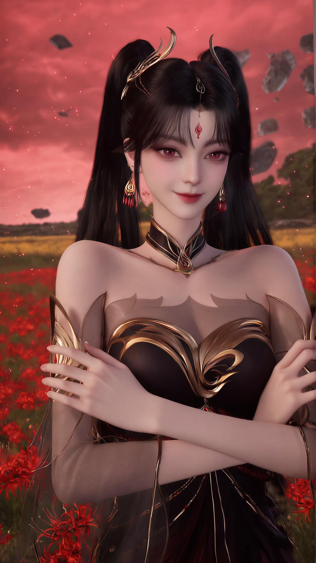AI Porn - 蛋蛋 キャラクター画像集 ロングヘア 豊かな胸元 AI画像ギャラリー 102P