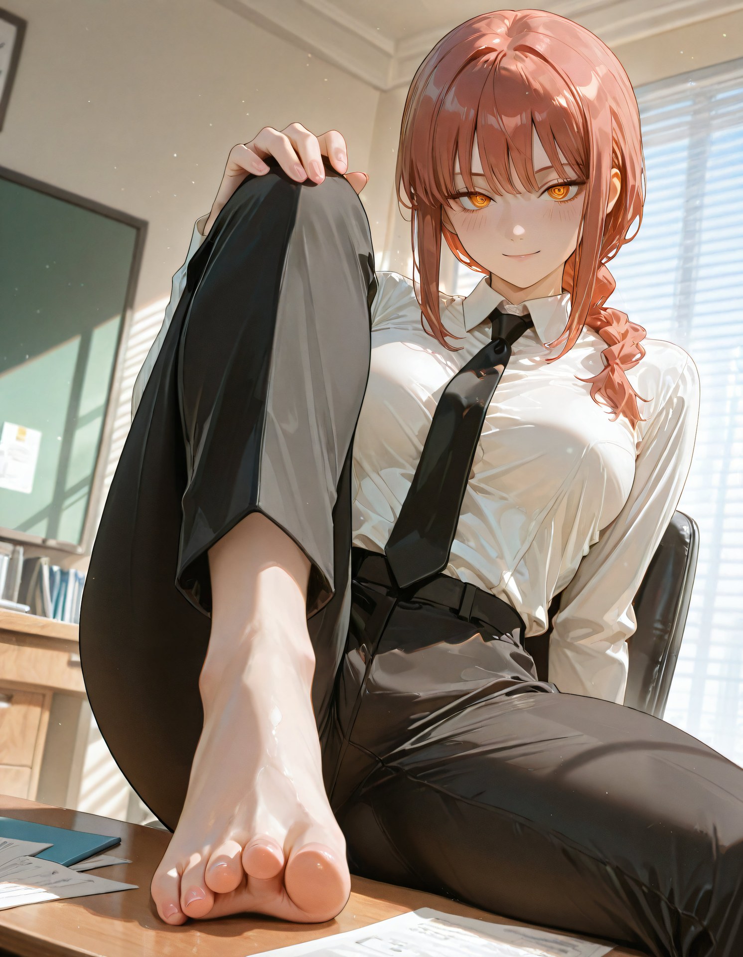 AI Porn - Chainsaw Man Makima ชุดรัดรูป แกลเลอรีตัวละคร ผมยาว แกลเลอรี AI 103P