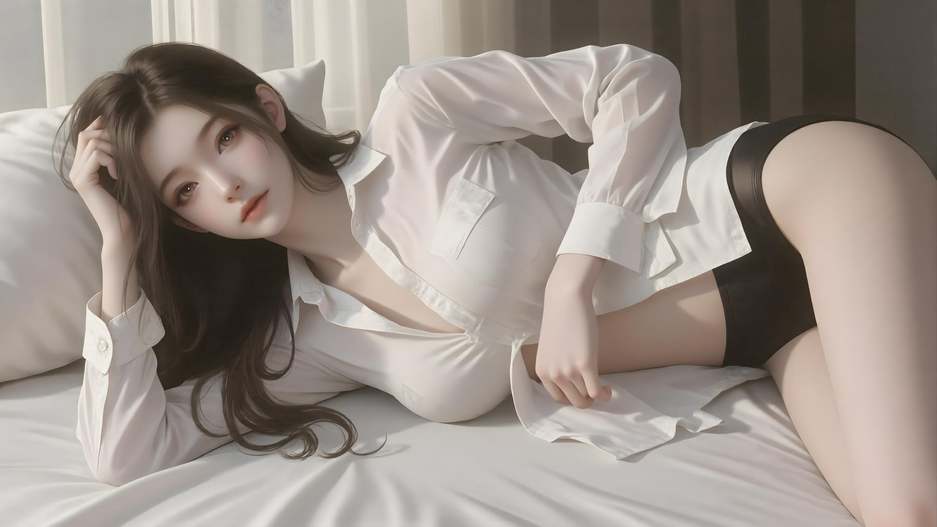 AI Porn - Lu Jiajia แฟนตาซีจีน แกลเลอรีตัวละคร ผมยาว แกลเลอรี AI 61P