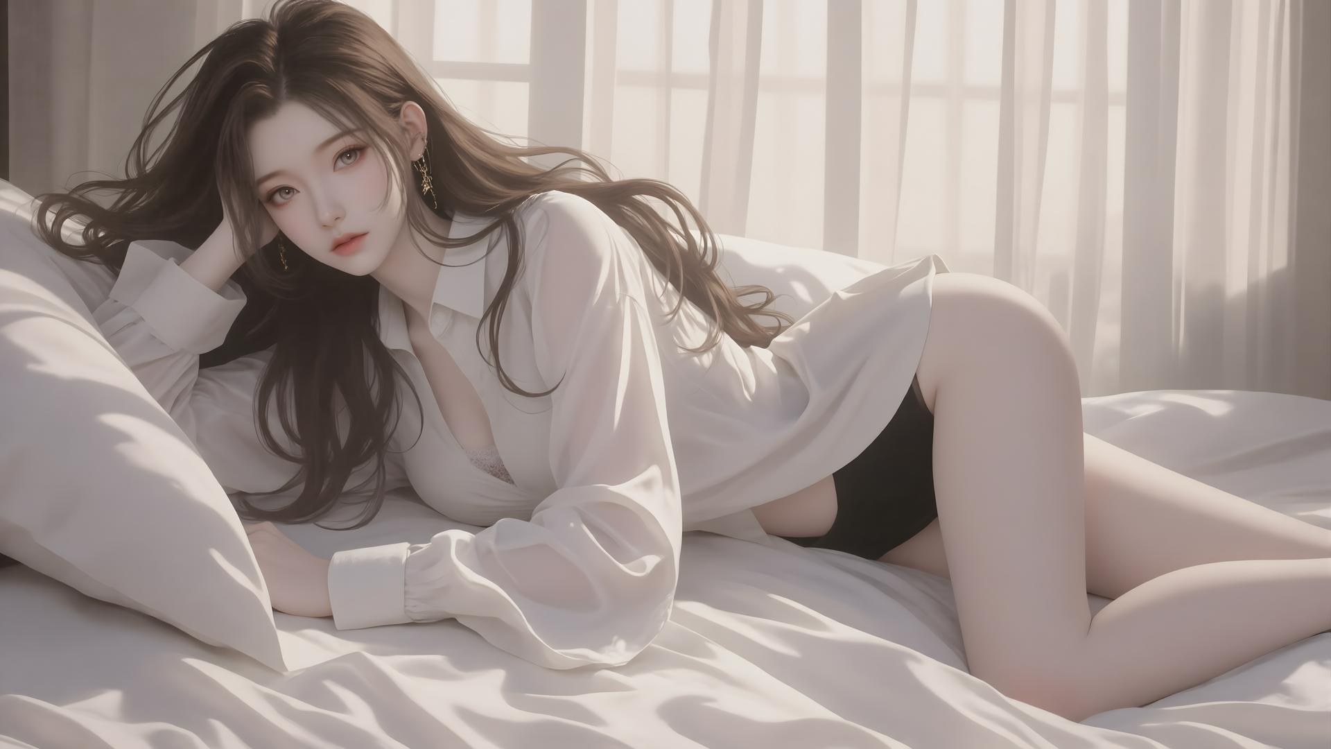 AI Porn - Lu Jiajia 고풍 캐릭터 갤러리 긴 머리 AI 이미지 갤러리 61P