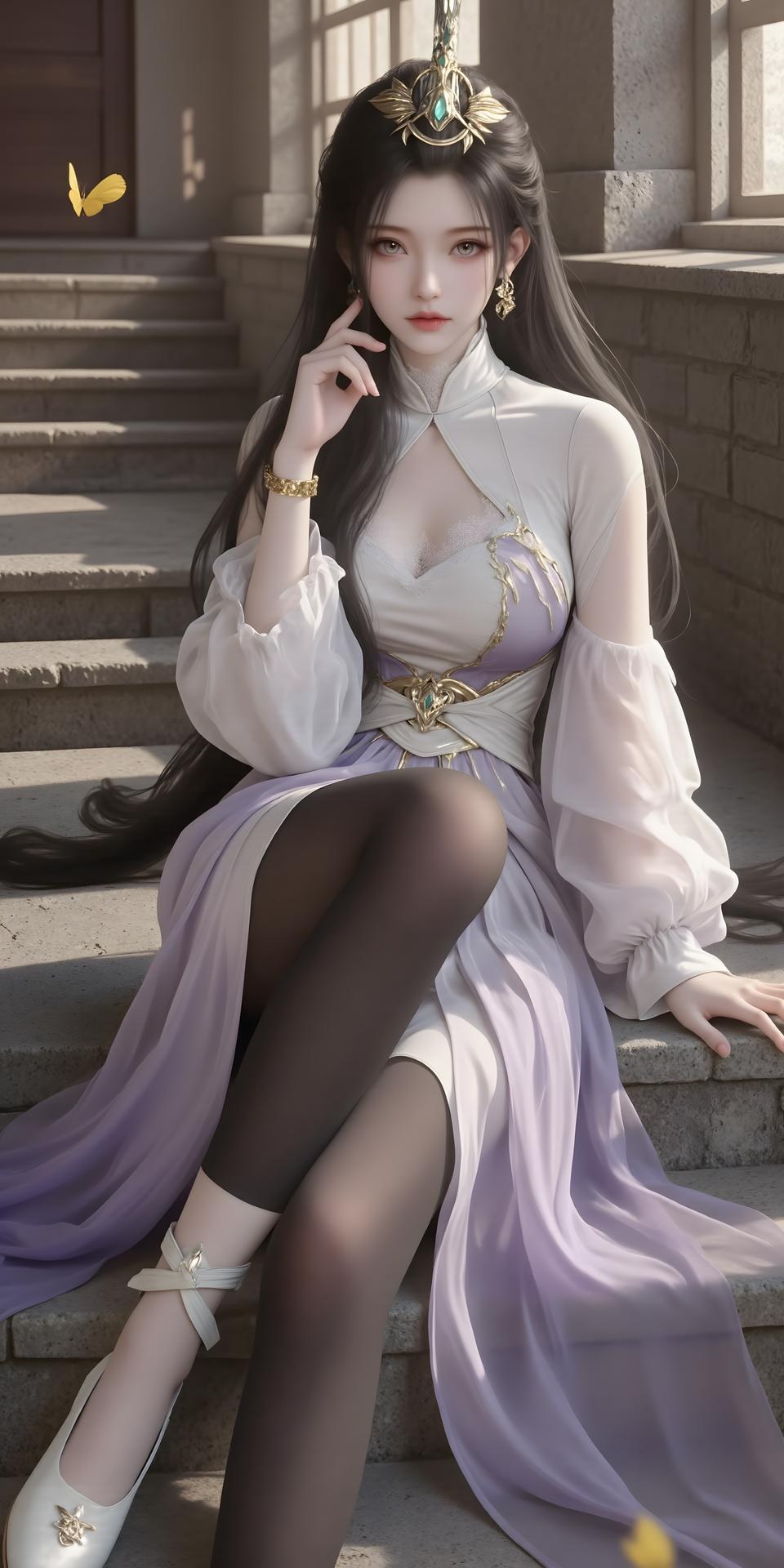 AI Porn - Lu Jiajia 고풍 캐릭터 갤러리 긴 머리 AI 이미지 갤러리 61P