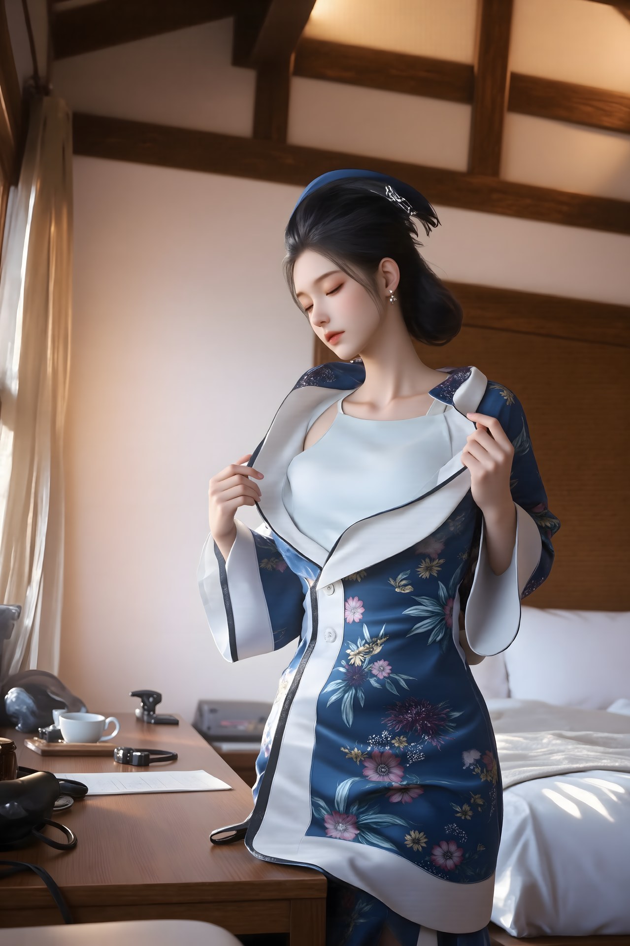 AI Porn - Lu Jiajia 고풍 캐릭터 갤러리 긴 머리 AI 이미지 갤러리 61P