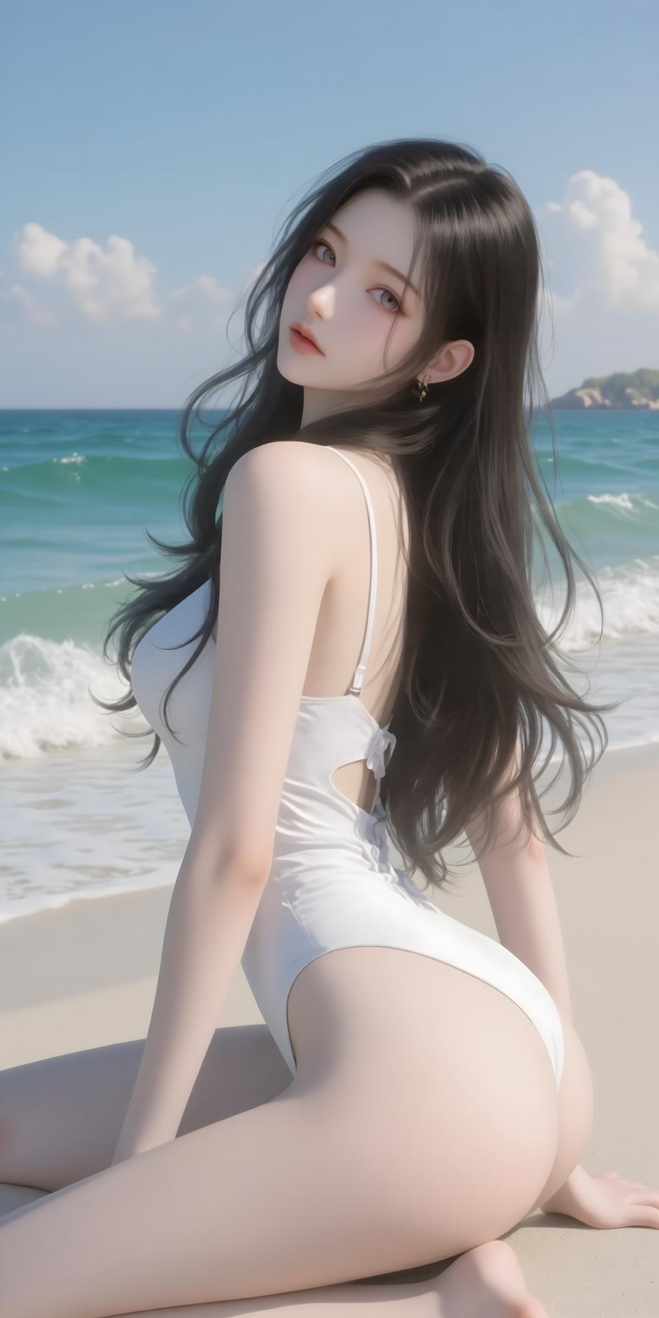 AI Porn - 陆嫁嫁：古风角色写真长发AI成人向图集 61P