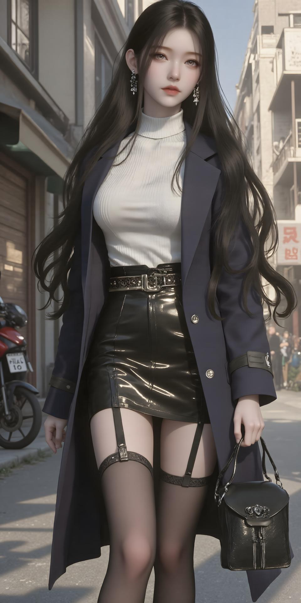 AI Porn - 陆嫁嫁：古风角色写真长发AI成人向图集 61P