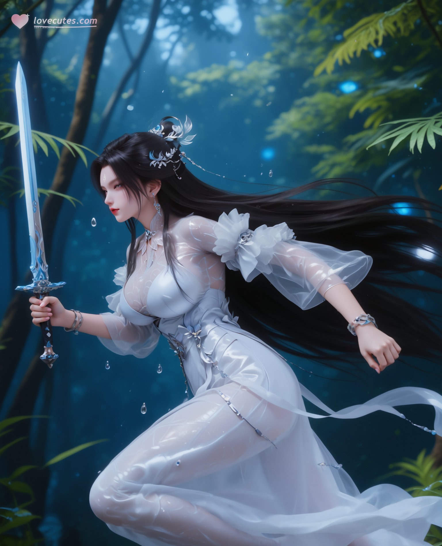 AI Porn - 陆雪琪：江湖历练古风角色寫真AI成人向圖集 371P