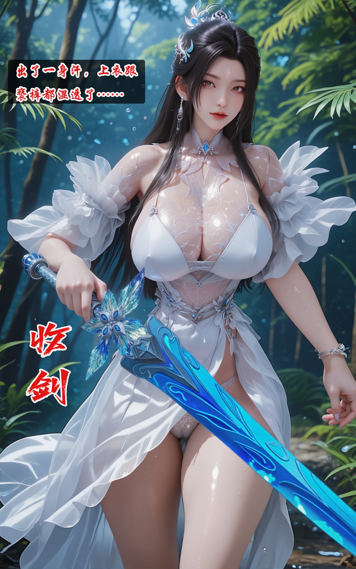 AI Porn - 陆雪琪：江湖历练古风角色寫真AI成人向圖集 371P