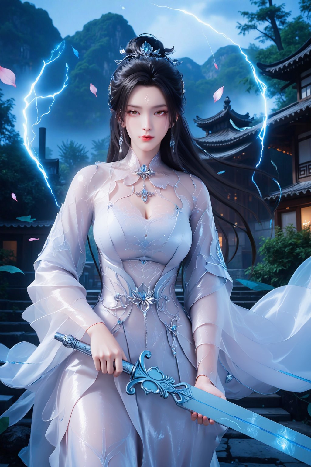 AI Porn - 陆雪琪：江湖历练古风角色寫真AI成人向圖集 371P