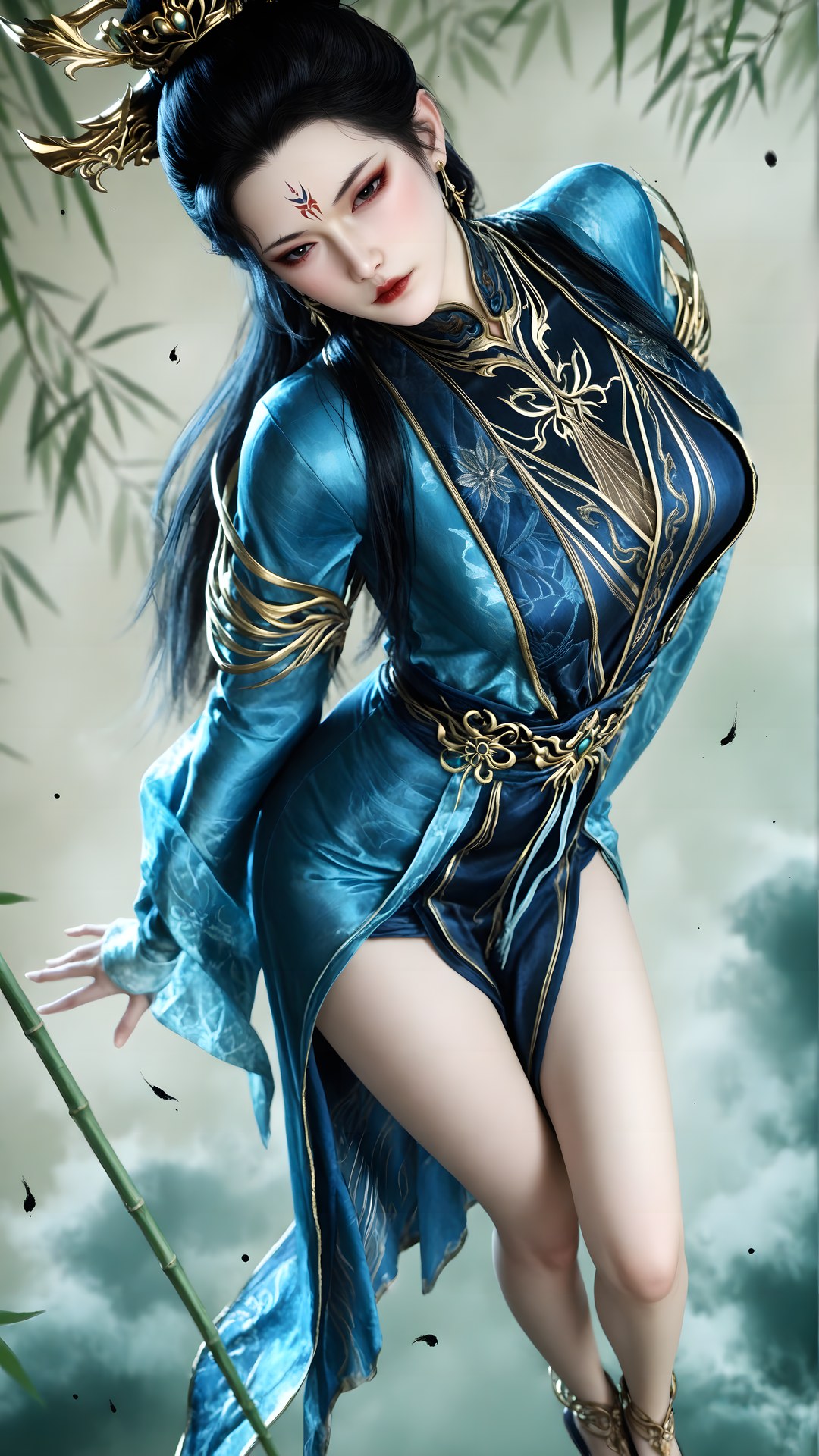AI Porn - Qiu Dieyi fantasy hanfu character gallery long hair AI Adult Gallery 71P
