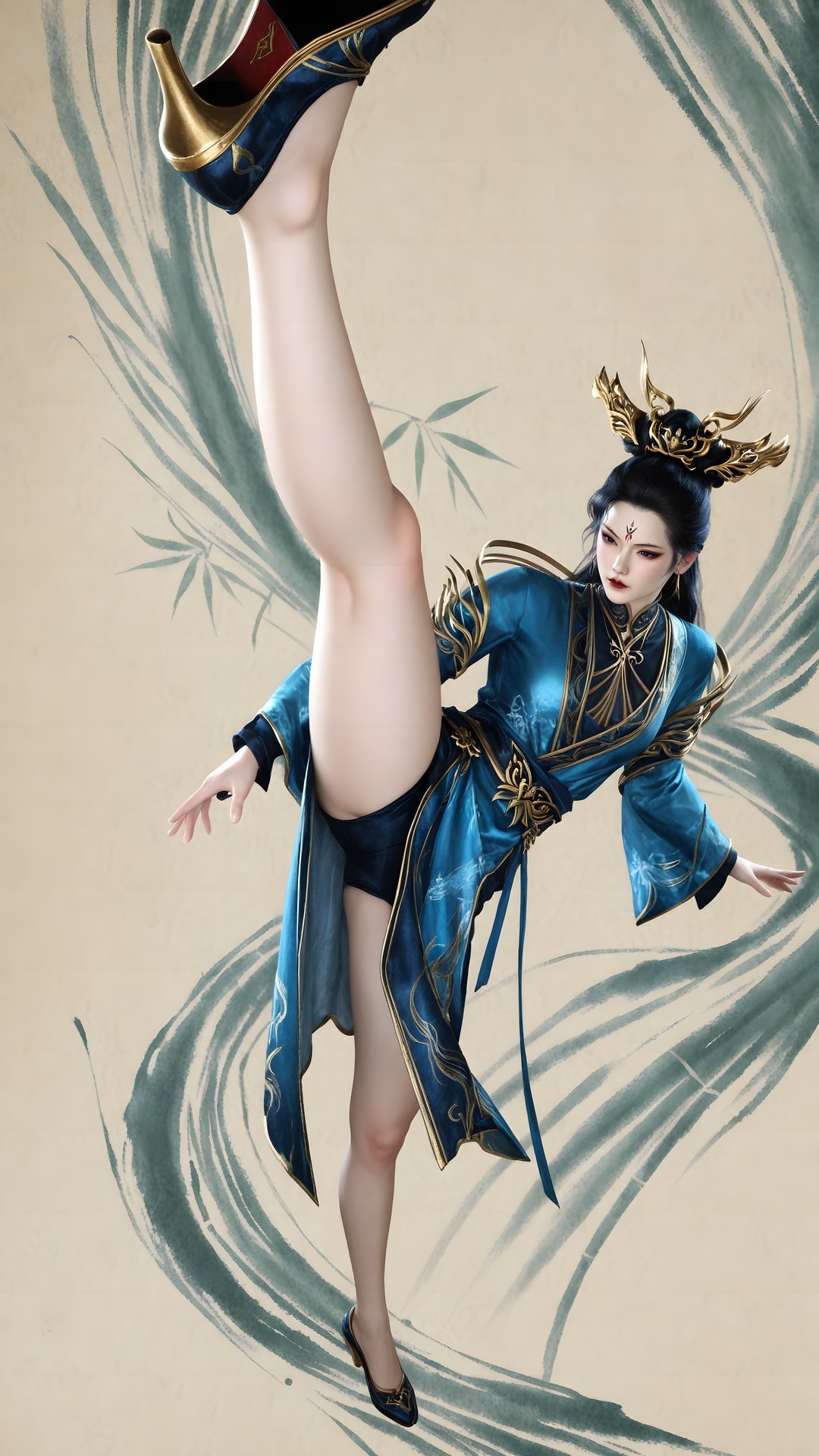 AI Porn - Qiu Dieyi fantasy hanfu character gallery long hair AI Adult Gallery 71P
