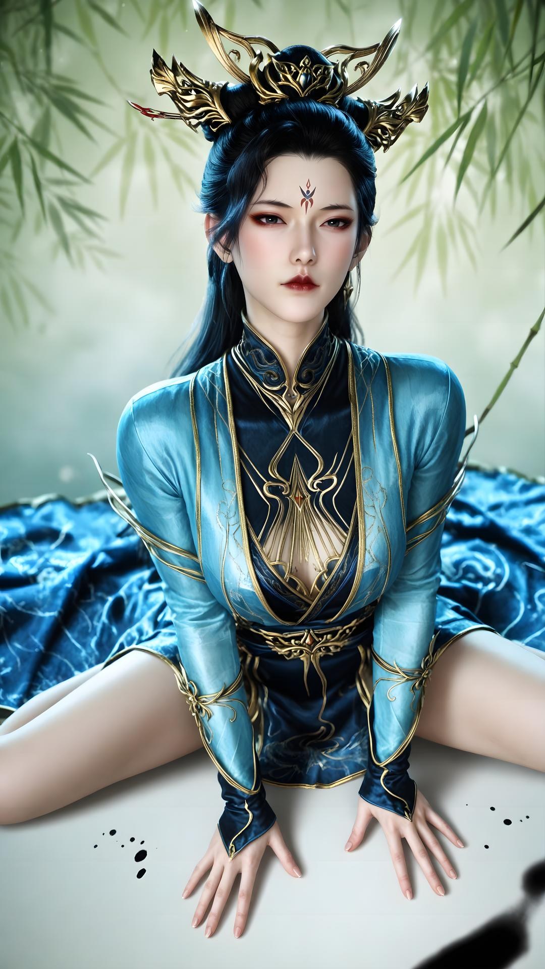 AI Porn - Qiu Dieyi 고풍 캐릭터 갤러리 긴 머리 AI 이미지 갤러리 71P