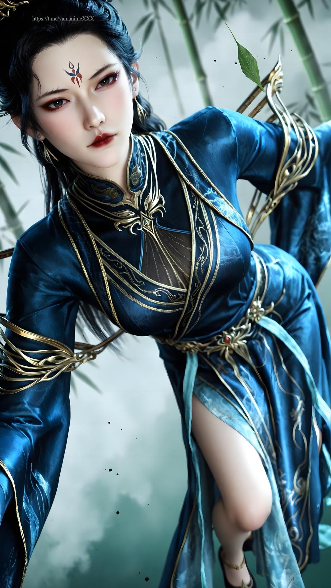 AI Porn - Qiu Dieyi fantasy hanfu character gallery long hair AI Adult Gallery 71P