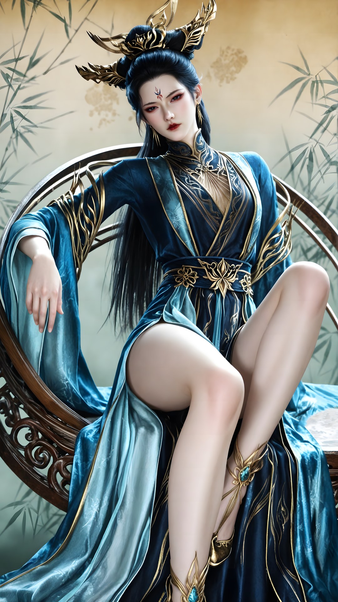 AI Porn - Qiu Dieyi fantasy hanfu character gallery long hair AI Adult Gallery 71P