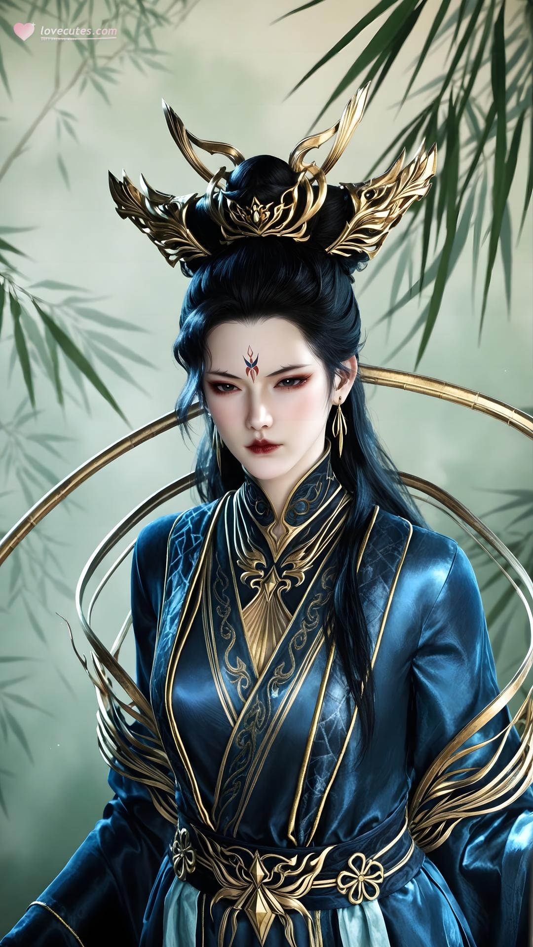AI Porn - Qiu Dieyi fantasy hanfu character gallery long hair AI Adult Gallery 71P