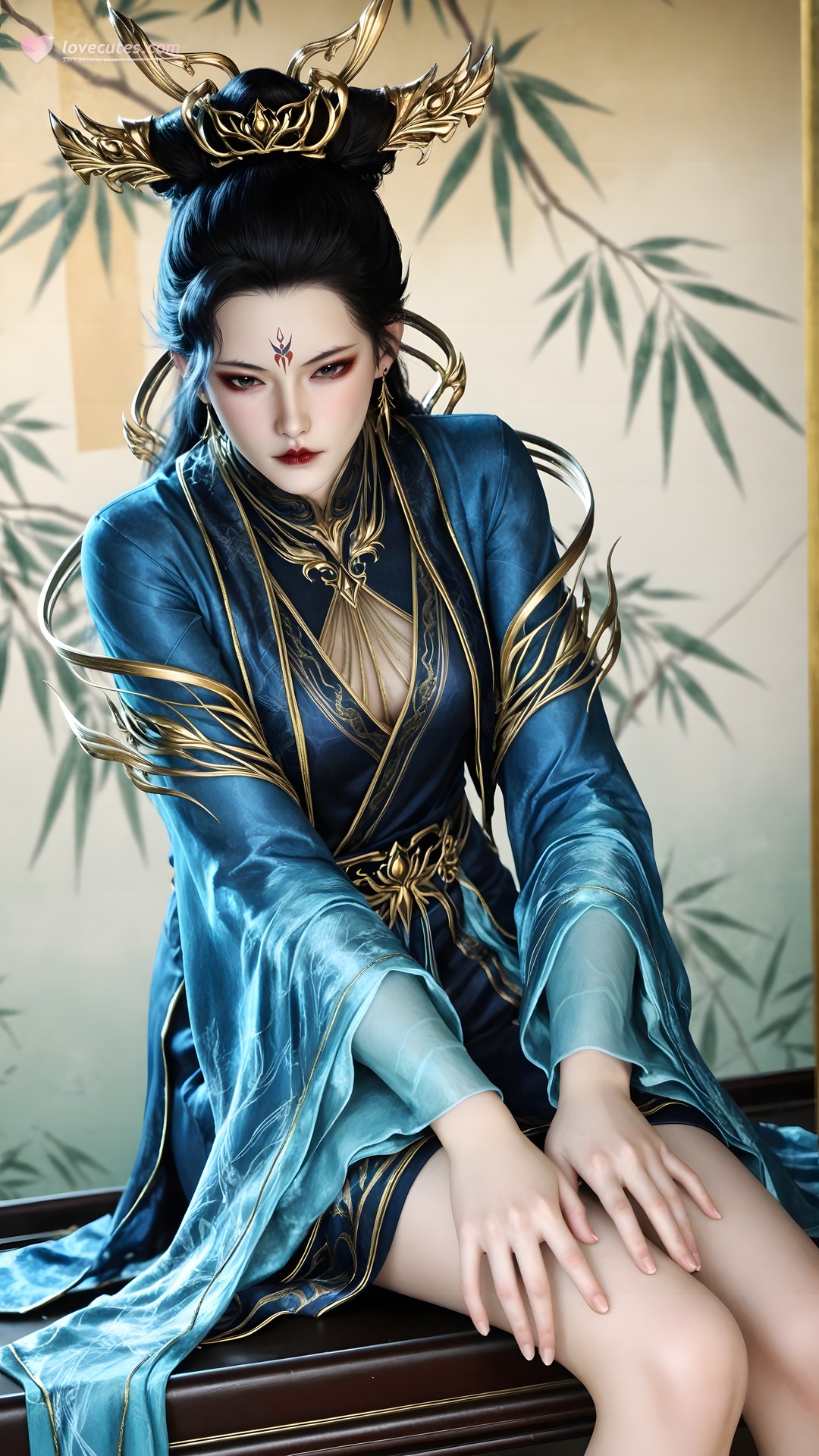 AI Porn - Qiu Dieyi fantasy hanfu character gallery long hair AI Adult Gallery 71P