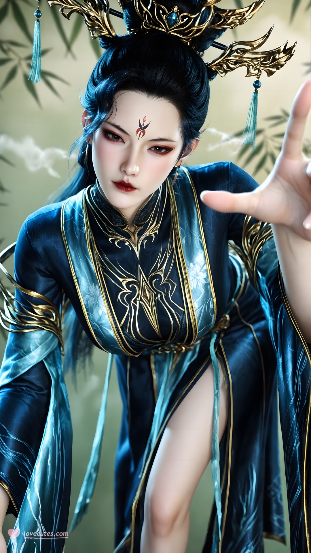 AI Porn - Qiu Dieyi fantasy hanfu character gallery long hair AI Adult Gallery 71P