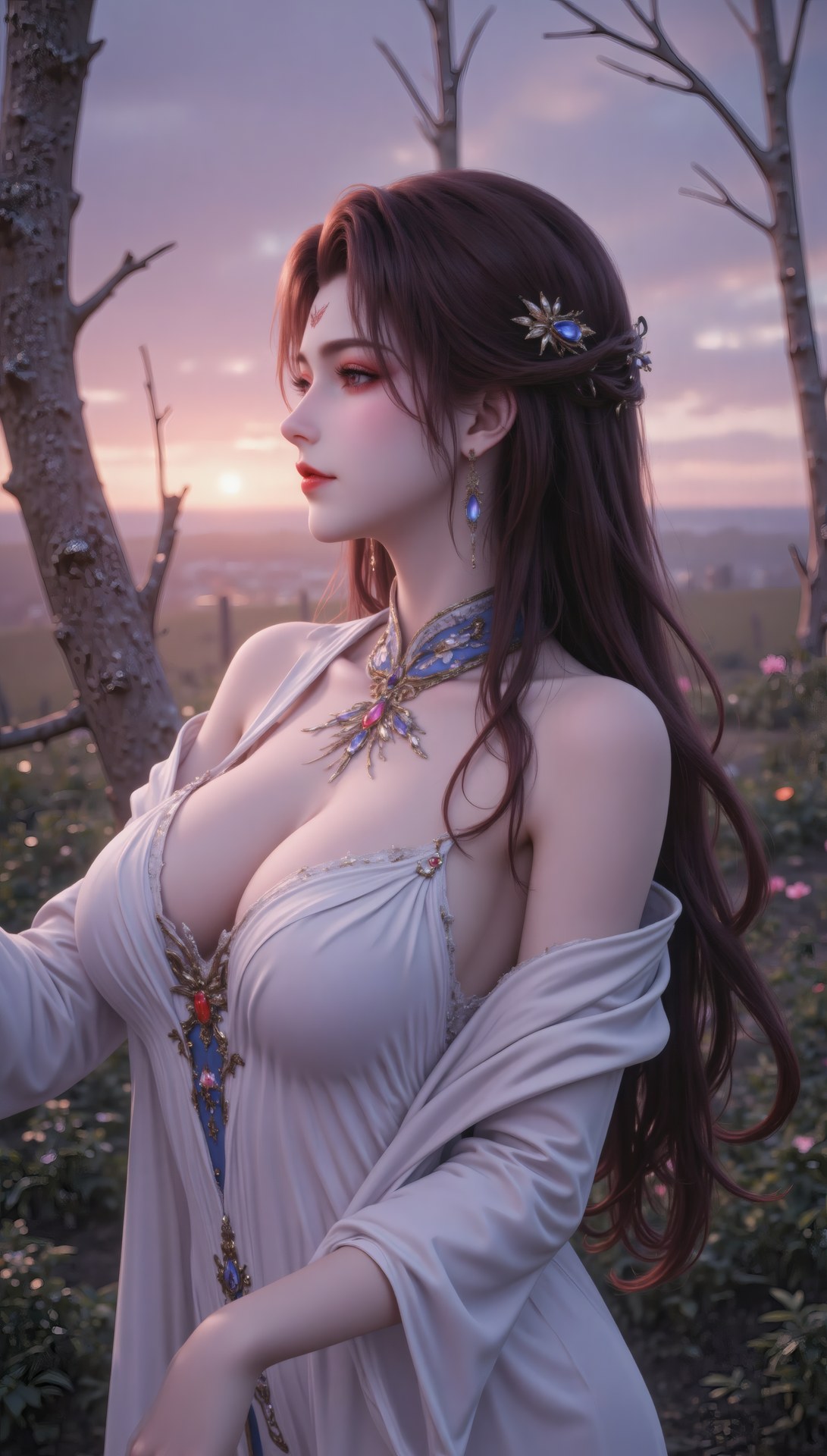 AI Porn - Xidi fantasy hanfu character gallery long hair AI Adult Gallery 71P