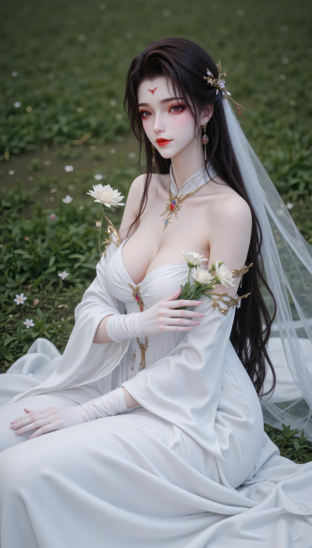 AI Porn - Xidi fantasy hanfu character gallery long hair AI Adult Gallery 71P