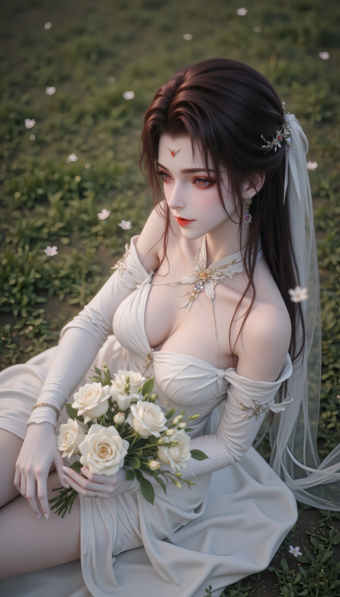 AI Porn - Xidi fantasy hanfu character gallery long hair AI Adult Gallery 71P