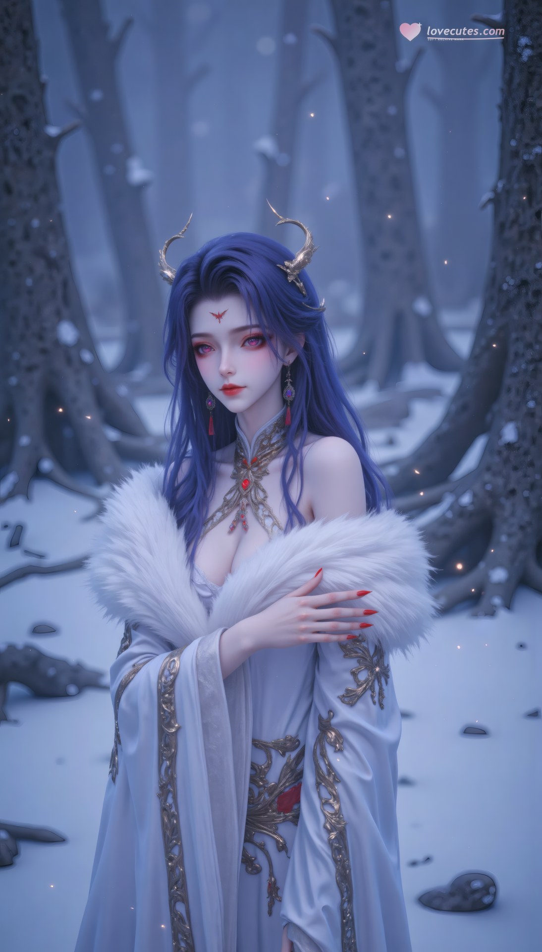 AI Porn - Xidi fantasy hanfu character gallery long hair AI Adult Gallery 71P