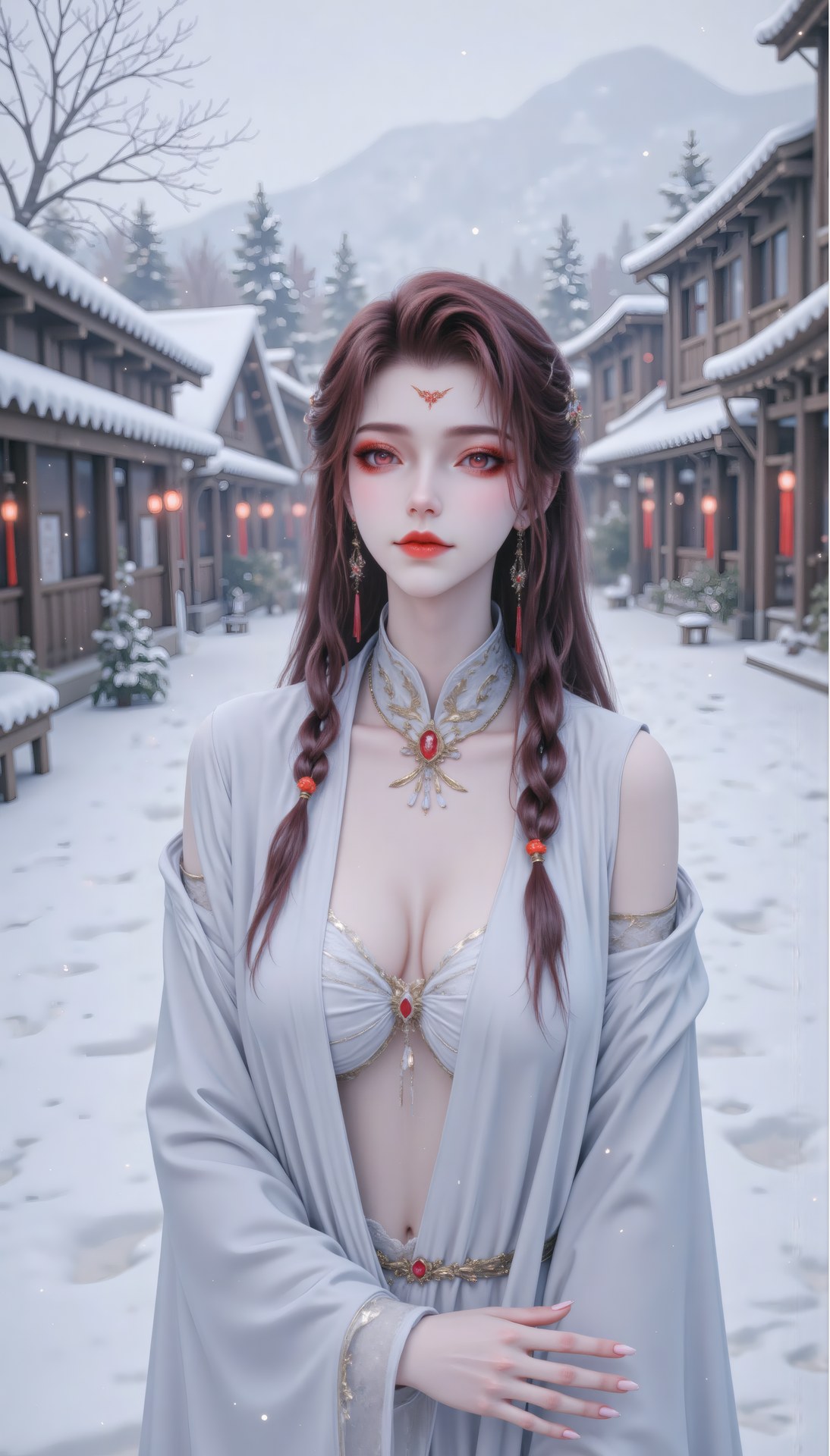 AI Porn - Xidi 고풍 캐릭터 갤러리 긴 머리 AI 이미지 갤러리 71P