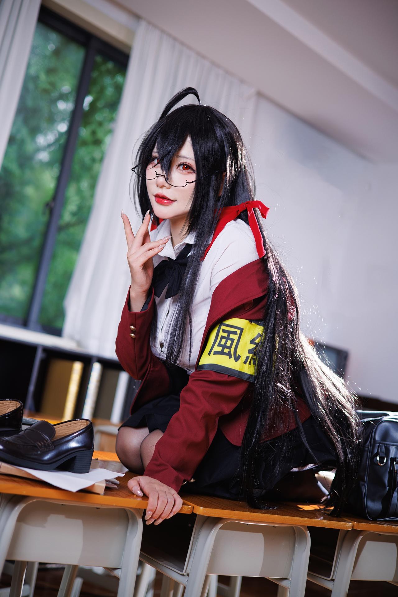 [Cosplay] Shiyi Zhi Xiongzai Ma - Taihou JK classroom 50P
