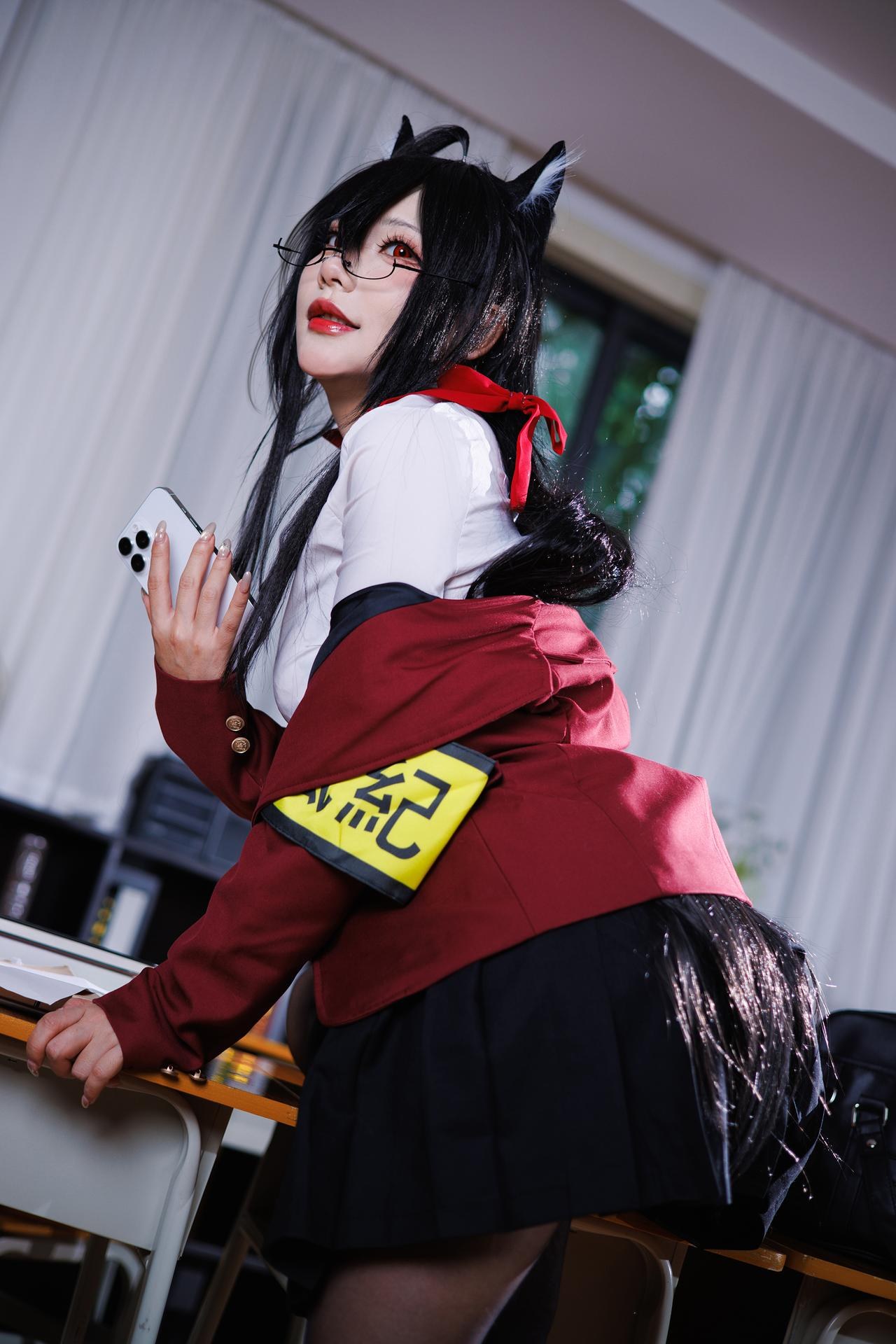 [Cosplay] Shiyi Zhi Xiongzai Ma - Taihou JK classroom 50P