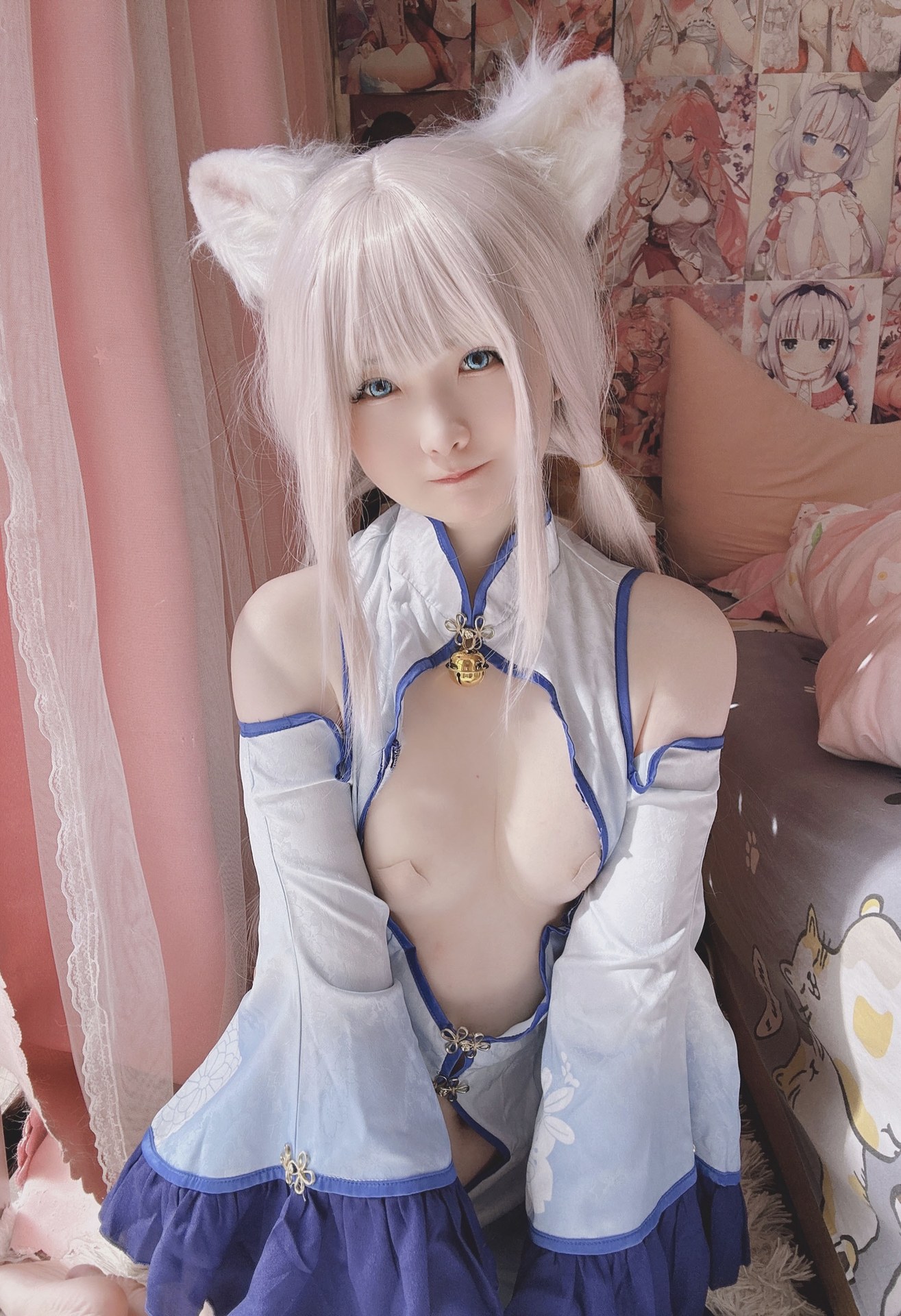 Xi Daidai - Qipao Xianglanzi bộ ảnh cosplay 14P1V