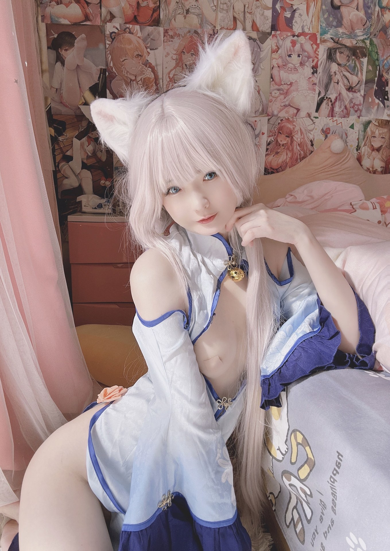 Xi Daidai - Qipao Xianglanzi bộ ảnh cosplay 14P1V