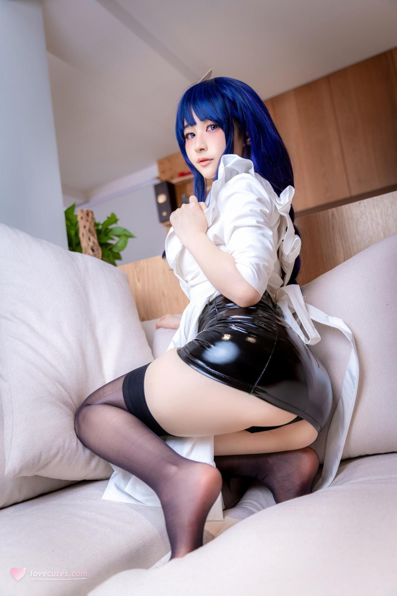[Cosplay] Youmeko - Raiden Shogun dáng đẹp Genshin 20P