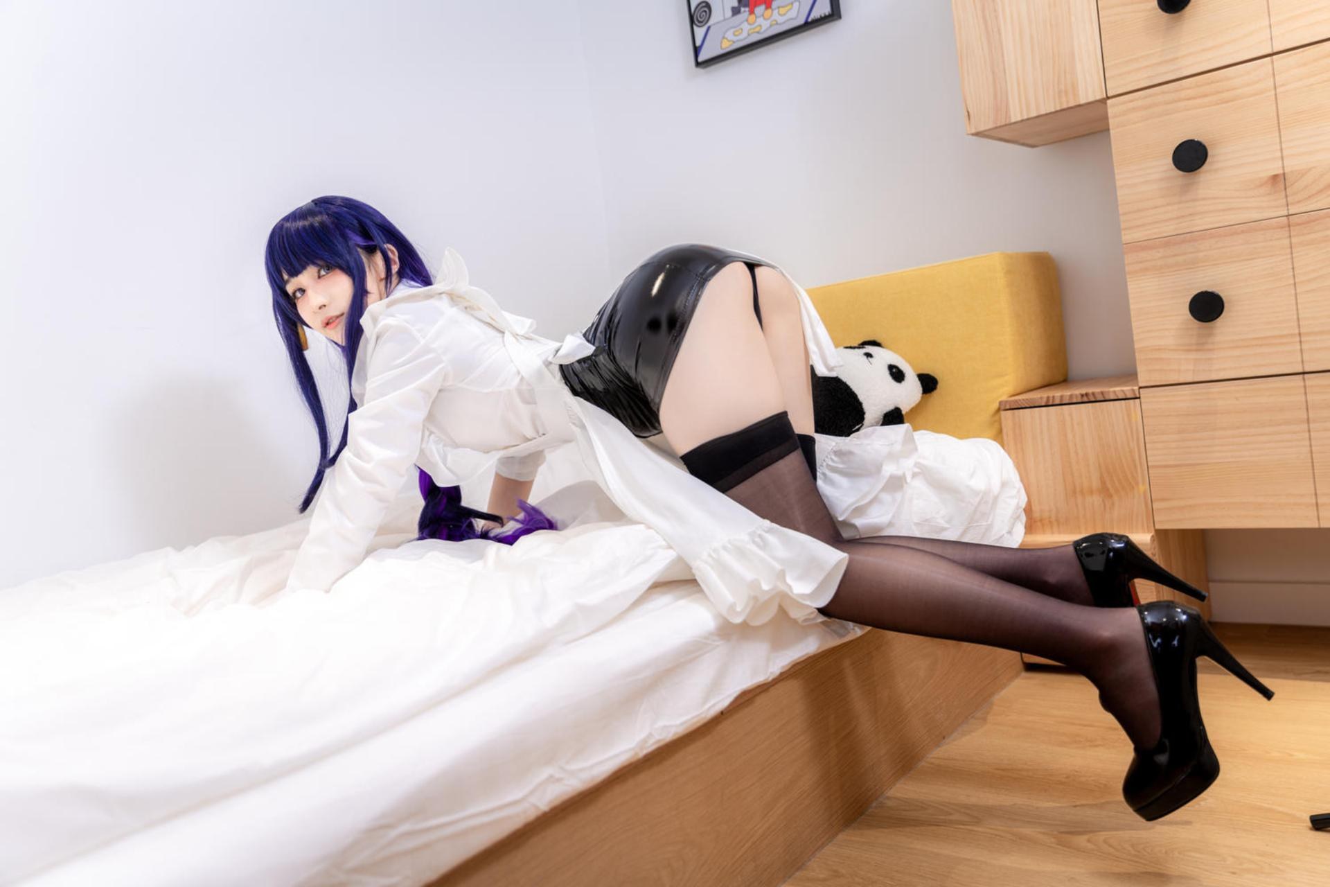 [cosplay] 幼愛Youmeko - 原神 雷电将军：原神 雷电将军角色還原美腿大尺度 20P