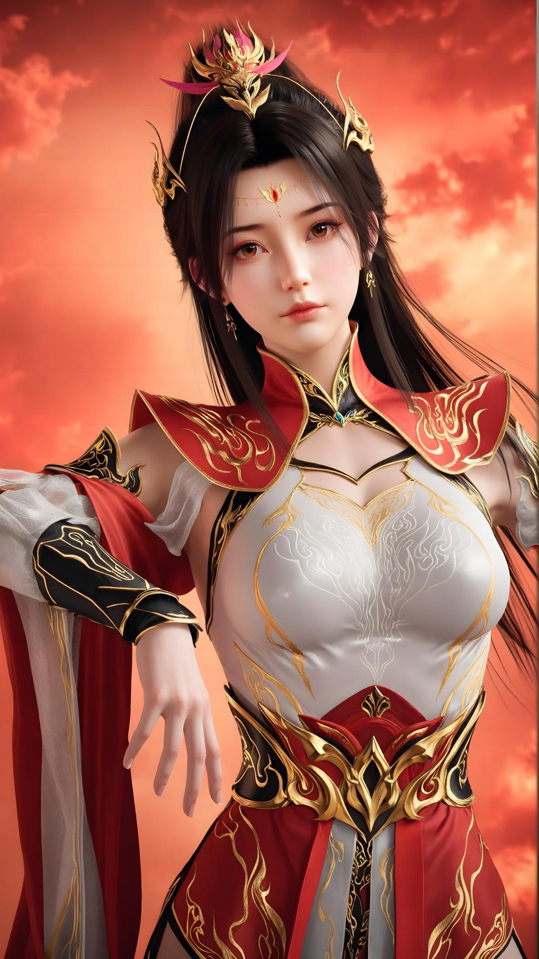 AI Generated Anime Girl - 대주재 샤오샤오 화이트 스타킹 갤러리 70P