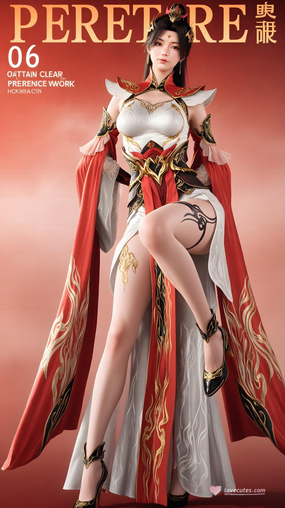 AI Generated Anime Girl - 대주재 샤오샤오 화이트 스타킹 갤러리 70P