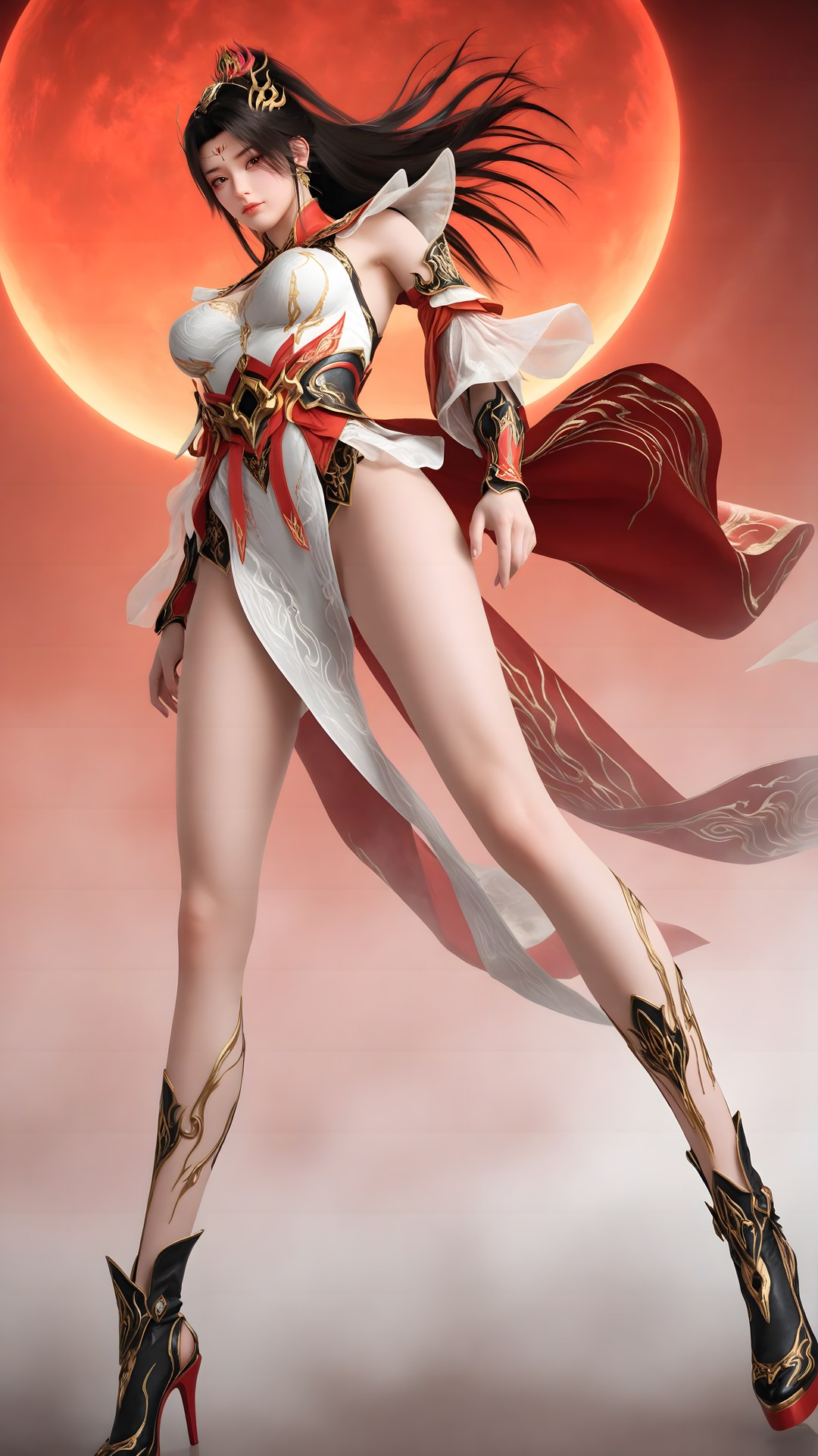 AI Generated Anime Girl - The Great Ruler Xiao Xiao tất trắng 70P
