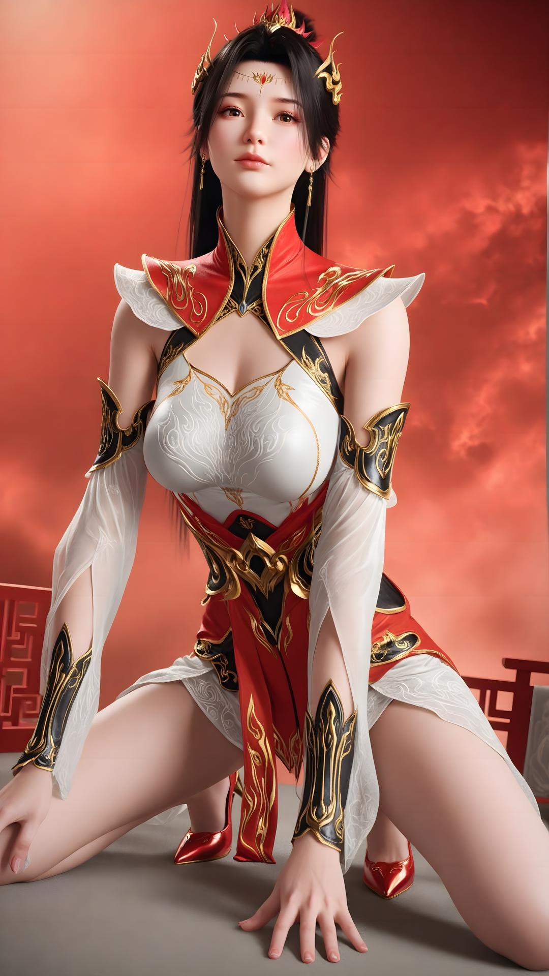 AI Generated Anime Girl - The Great Ruler Xiao Xiao tất trắng 70P