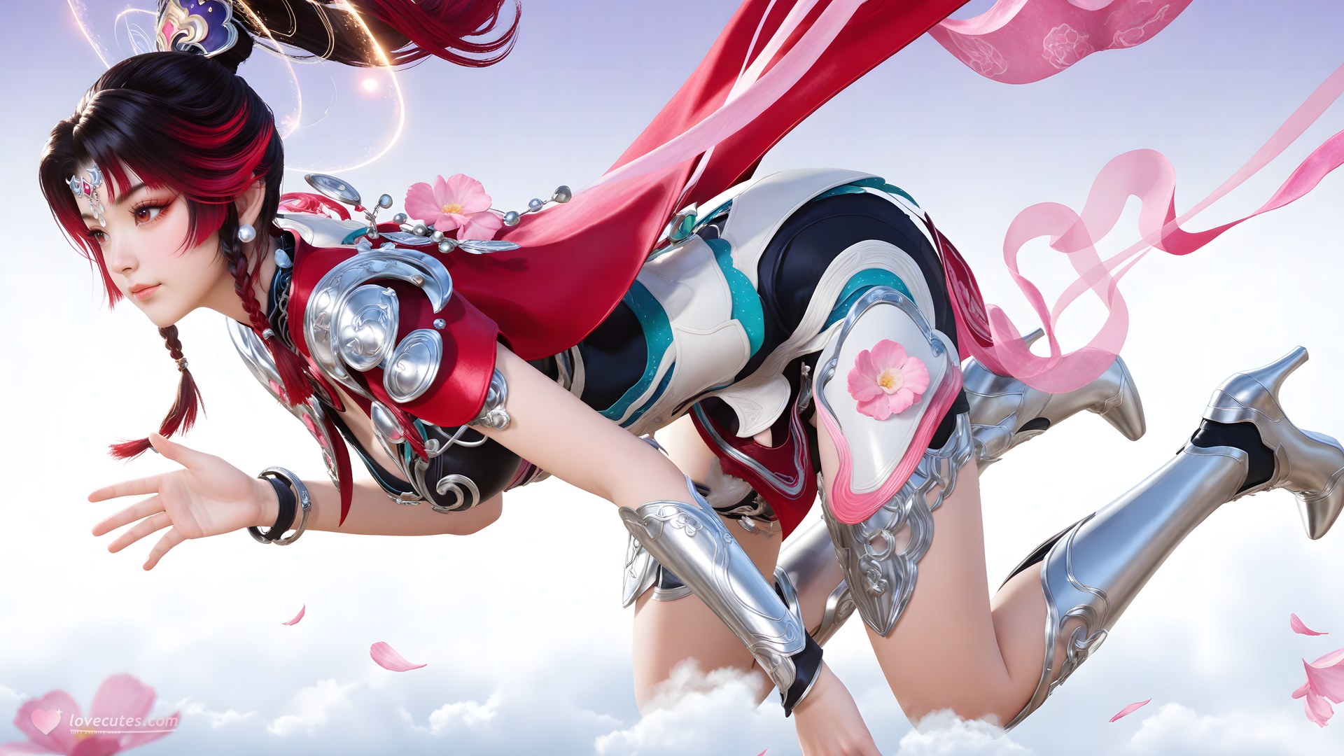 AI Generated Anime Girl - 神驥 雲纓 メカスーツ キャラクター画像集 68P