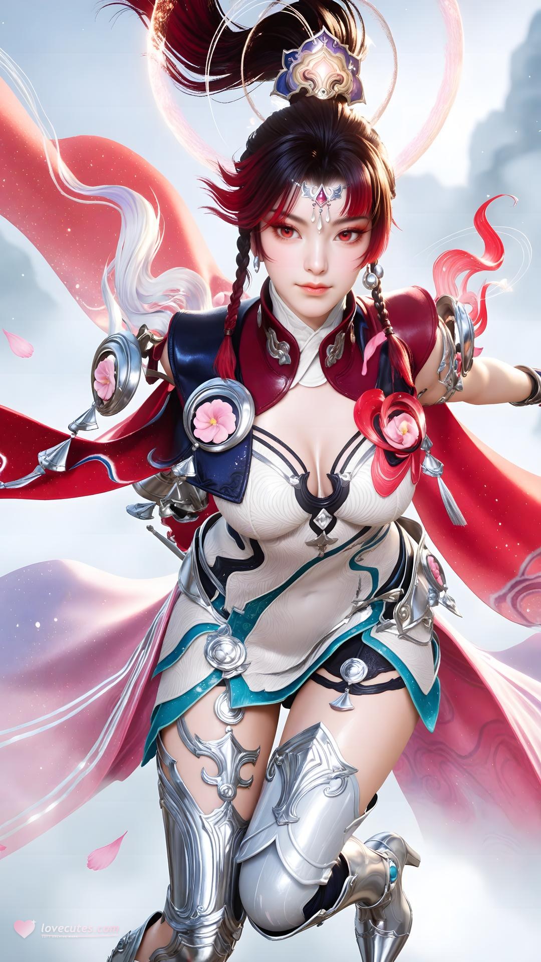 AI Generated Anime Girl - 神驥 雲纓 メカスーツ キャラクター画像集 68P
