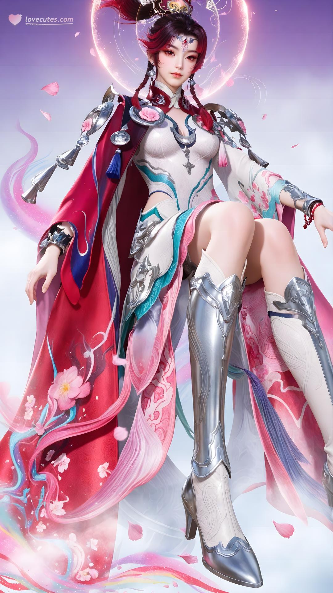 AI Generated Anime Girl - 神驥 雲纓 メカスーツ キャラクター画像集 68P